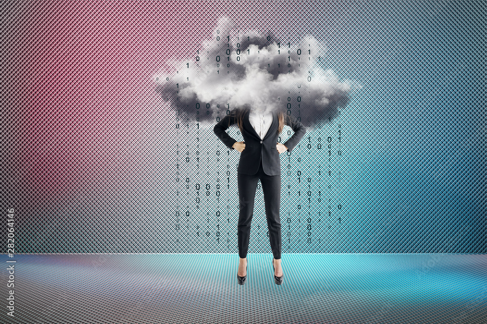 Poster cloud computing concept