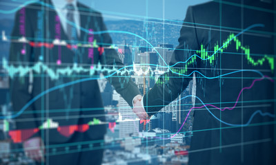 Teamwork and investment concept