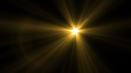 abstract of lighting for background. digital lens flare in dark background.