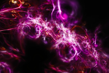 3D Abstract fractal background