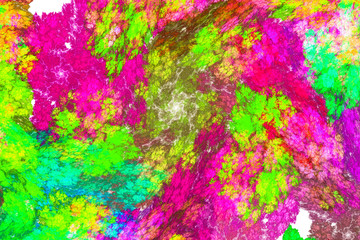 3D Abstract fractal background