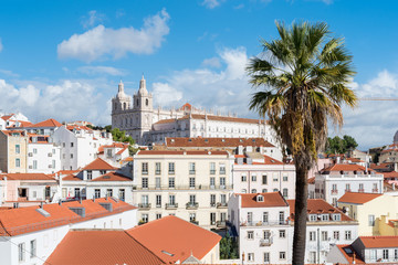 The Monastery of St. Vincent Outside the Walls in the Alfama district of Lisbon
