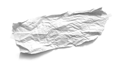 Torn crumpled paper recycled texture background, copy space.