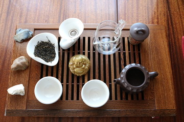 Obraz na płótnie Canvas Chinese tea ceremony