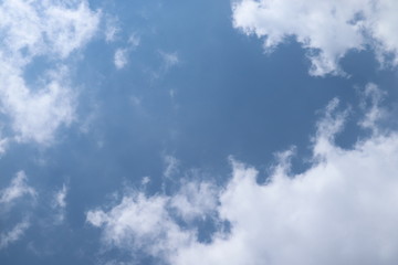 blue sky with clouds