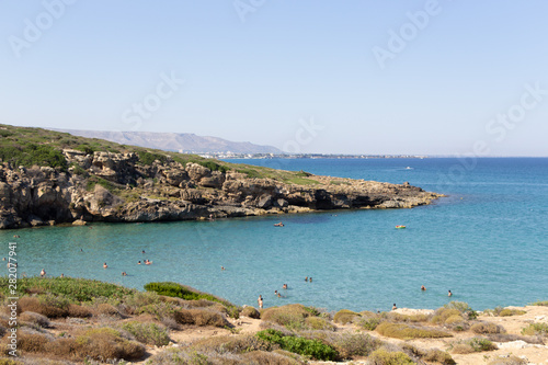 Spiaggia Di Calamosche Nella Riserva Naturale Di Vendicari