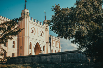 Main entrance to Lublin royal neogothic castle. Travel to Poland. Architecture background. Tourism concept. Tourist attraction. Europe sightseeing explore. Beautiful destination. Famous buildings © ra66