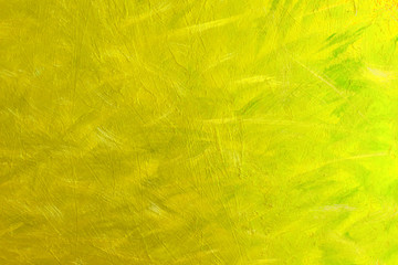  Abstract paint texture on canvas, background in yellow color.