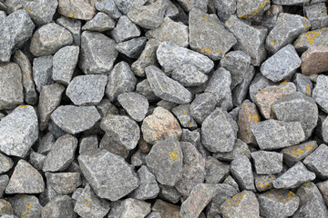 pile of gravel background