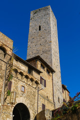 Fototapeta na wymiar San Gimignano medieval town, Tuscany, Italy