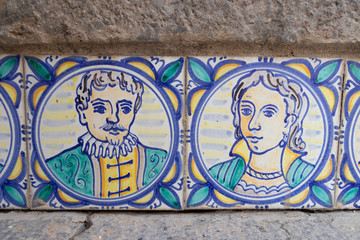 Le famose ceramiche della Scalinata di Santa Maria del Monte di Caltagirone in Sicilia	