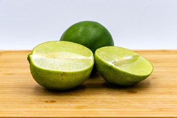 Colourful citrus on various back drops, lemons, limes, oranages. Calgary, Alberta, Canada