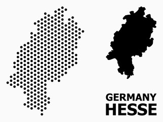 Dotted Pattern Map of Hesse State