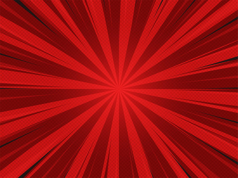 Abstack Background Cartoon Style. BigBamm or Sunlight