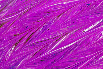 Beautiful abstract painting is a painting technique Ebru .Turkish Ebru style on the water with acrylic paints wring wave.Stylish combination of luxury.Contemporary art marble liquid texture 