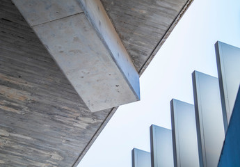 Obraz premium Modern lines and classic curves, the contrast of Lloret de Mar in Catalonia.