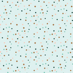seamless pattern with dots and dots on baby blue background