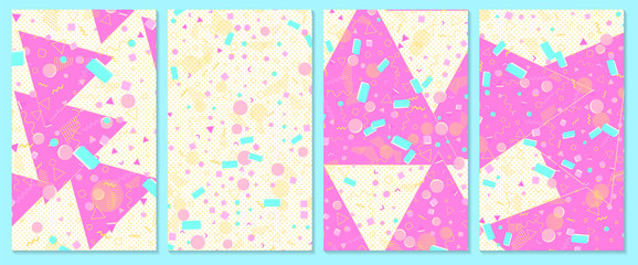 Baby background. Cover set.