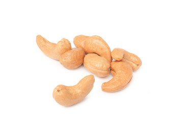 Cashews nut isolated on white background