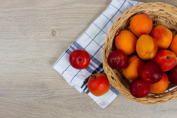 fresh fruits on table cooking recipe