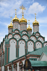 Fototapeta na wymiar Eglise orthodoxe à Moscou, Russie