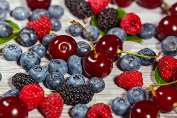 Summer ripe berries