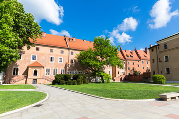 Wawel castle tower, Krakow, Poland