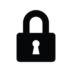 security lock flat icon for apps