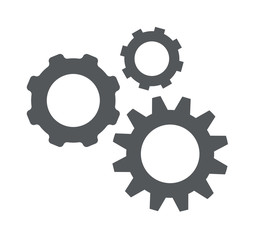 gears isolated on white background