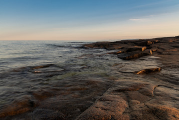 Fototapeta na wymiar Swedish coast, Rotsidan Nature Reserve