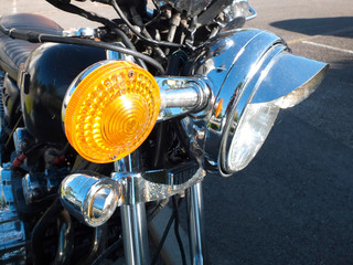 clignotant de moto