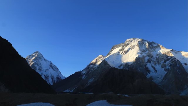 K2 Basecamp Broad Peak & K1 Timelapses 
