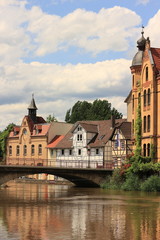 Werra und Werrabrücke in Eschwege