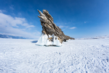 Lake Baikal in winter