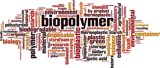 Biopolymer word cloud