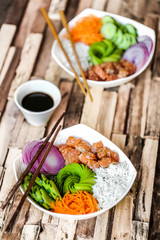 Poke bowl hawaï