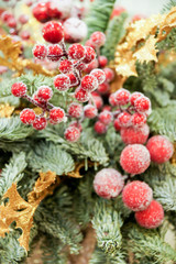 Decorative branch with berries.