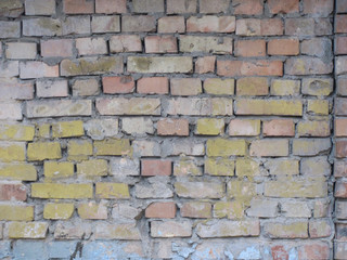 dirty grunge brick wall surface
