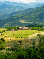 Fototapeta na wymiar Passo del Penice: mountain landscape