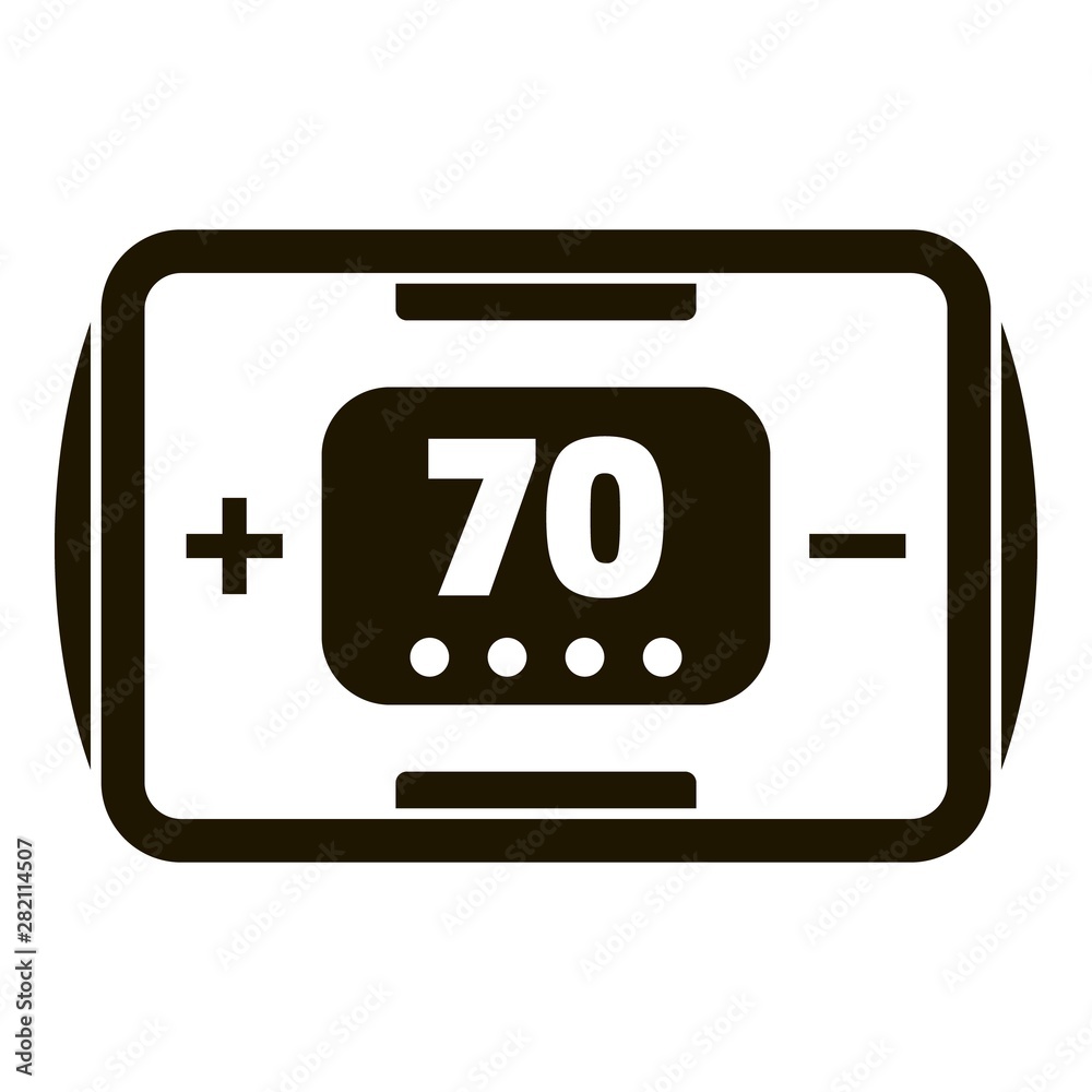 Poster smart device icon. simple illustration of smart device vector icon for web design isolated on white 