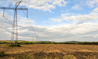 Fototapeta na wymiar Agriculture fields in the summer season