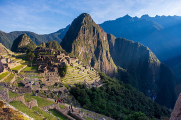 Machupichu view of mountains