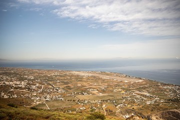 Landscape of santorini Greece
