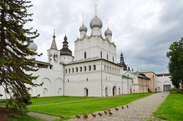 Rostov Kremlin. Gate Church of the Resurrection. Rostov the Great, Yaroslavl region, Russia. The...