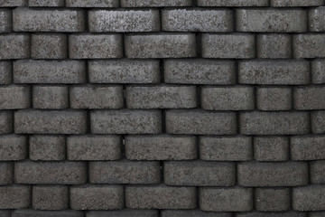 Texture of piled blocks of paving slabs.