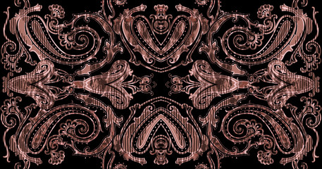 Indian Traditional paisley pattern