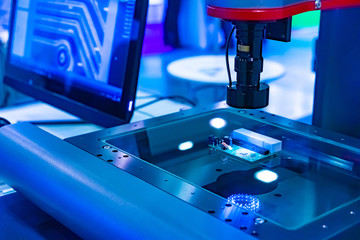 Automated production of printed circuit boards. Control of chip mounting. Shop for the production...