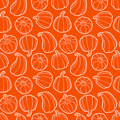 Pumkin seamless pattern