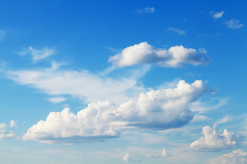 Blue sky and clouds