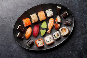 Japanese sushi set